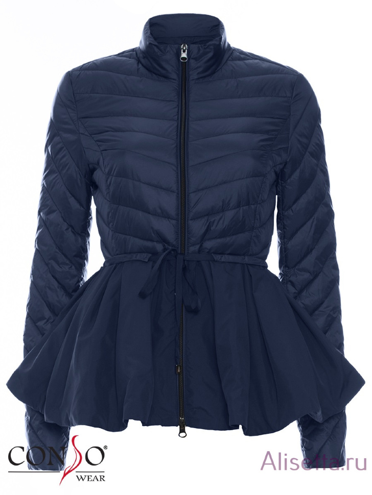 Куртка женская CONSO SS170111 - navy - тёмно-синий
