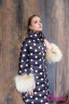 Женственный и стильный пуховик трапеция от российского бренда НАОМИ - NAUMI N17 05 02 KOKO BLACK купить в интернет-магазине Alisetta.ru