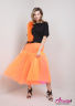 Пышная юбка-сетка из фатина NAUMI 7971 orange - оранжевый