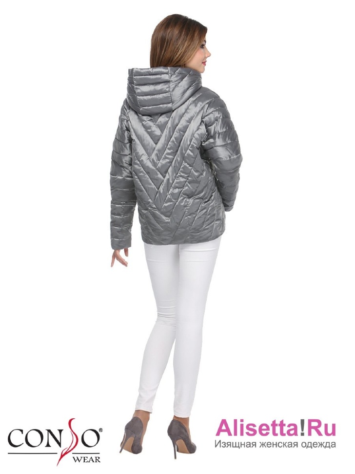 Куртка женская Conso SM180123 - metal grey – темно-серый металлик