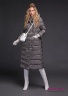 Купите пальто пуховое Miss Naumi 18 W 118 00 31 Antacid – Серый​ свободного силуэта. Стежка горизонтальная крупная.