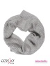 Элегантный меланжевый шарф Conso KS180320 - grey – серый с фактурным узором «лапша». Модель изготовлена из приятного к телу и эластичного трикотажа. Фото 4
