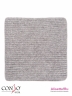 Элегантный меланжевый шарф Conso KS180320 - grey – серый с фактурным узором «лапша». Модель изготовлена из приятного к телу и эластичного трикотажа. Фото 5