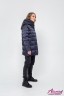Женская куртка средней длины  ALBANA 106 NAVY - Синий