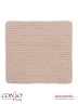 Элегантный меланжевый шарф Conso KS180320 - sand – песочный с фактурным узором «лапша». Модель изготовлена из приятного к телу и эластичного трикотажа. Фото 6