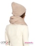 Элегантный меланжевый шарф Conso KS180320 - sand – песочный с фактурным узором «лапша». Модель изготовлена из приятного к телу и эластичного трикотажа. Фото 5