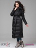 Элегантное пальто Conso WL 180523 - nero – черный с окантовкой в тон. Модель приталенного силуэта длины миди. Фото 4