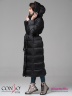Элегантное пальто Conso WL 180523 - nero – черный с окантовкой в тон. Модель приталенного силуэта длины миди. Фото 6