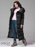 Элегантное пальто Conso WL 180523 - nero – черный с окантовкой в тон. Модель приталенного силуэта длины миди. Фото 5