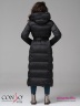 Элегантное пальто Conso WL 180523 - nero – черный с окантовкой в тон. Модель приталенного силуэта длины миди. Фото 8