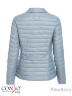 Двубортная куртка-жакет CONSO SS170110 - blue sky - голубой металлик​ средней длины – прекрасный выбор для прохладной погоды. Модель приталенного силуэта с отложным воротником. Фото 6