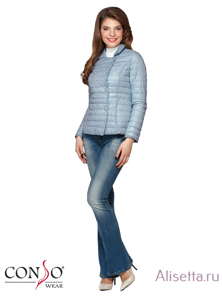 Куртка женская CONSO SS170110 - blue sky - голубой металлик