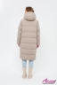 Длинное женское пуховое пальто ALBANA 120 BEIGE - Бежевый 
