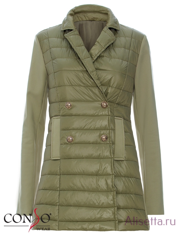 Пальто женское CONSO SS170113 - khaki - хаки