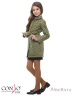 Пальто для девочек CONSO SG170210 - khaki - хаки​ укороченного типа для прохладной погоды. Модель приталенного силуэта, с длинными рукавами и аккуратным отложным воротником. Изделие застегивается на потайную молнию с фирменным металлическим замком и кнопк