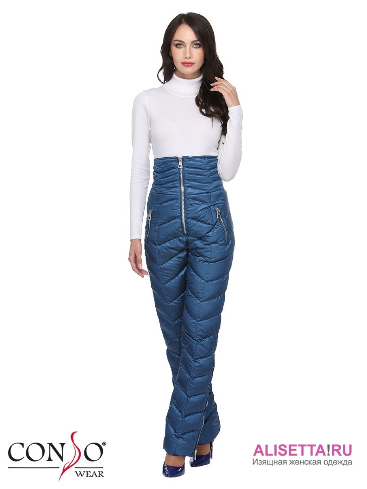 Комплект женский куртка+брюки Conso WSFP170553 - ink blue – чернильно синий