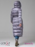Элегантное пальто Conso WL 180523 - amethyst – сиреневый с окантовкой в тон. Модель приталенного силуэта длины миди. Фото 7