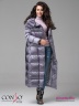 Элегантное пальто Conso WL 180523 - amethyst – сиреневый с окантовкой в тон. Модель приталенного силуэта длины миди. Фото 3