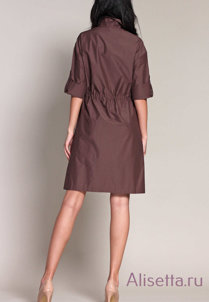 Платье NAUMI SS17 073 BROWN - коричневый