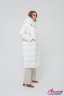 Стильный брендовый пуховик ALBANA 132 WHITE - Белый