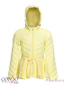 Модная куртка с баской CONSO SG170208 - lemon - жёлтый​ для переменчивой весенней погоды. Приталенный силуэт классической длины с воротником-стойкой. Модель застегивается на фронтальную молнию с двойным фирменным металлическим замком. Фото 5