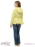 Модная куртка с баской CONSO SG170208 - lemon - жёлтый​ для переменчивой весенней погоды. Приталенный силуэт классической длины с воротником-стойкой. Модель застегивается на фронтальную молнию с двойным фирменным металлическим замком. Фото 4