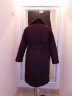 Стильное пальто Наоми 17 19 01 Deep Wine - бордо вид сзади