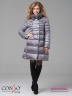 Стильное двубортное пальто Conso WMF 180520 - amethyst – сиреневый​ А-силуэта классической длины. Фото 1