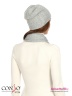 Элегантный шарф Conso KS180321 - light grey – светло-серый с объемным узором «косичка». Модель изготовлена из приятного к телу, мягкого трикотажа. Фото 4