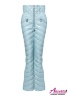 Горнолыжные брюки с завышенной талией, на резинке, на натуральном пуху NAUM 851 Q AQUA