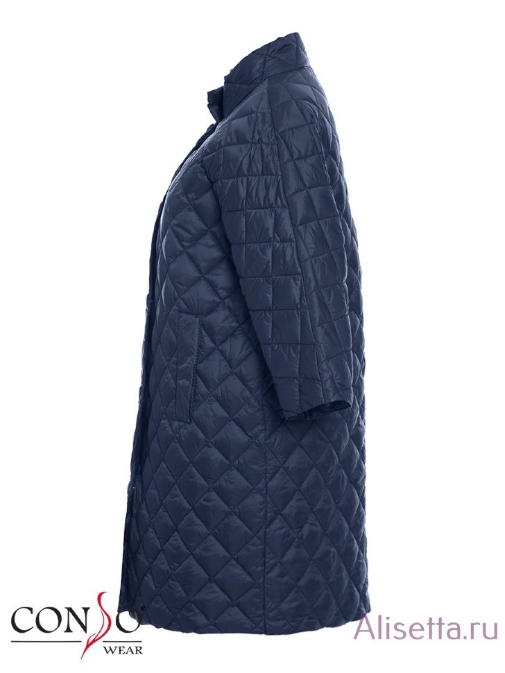 Пальто женское CONSO SS170114 - navy - тёмно-синий