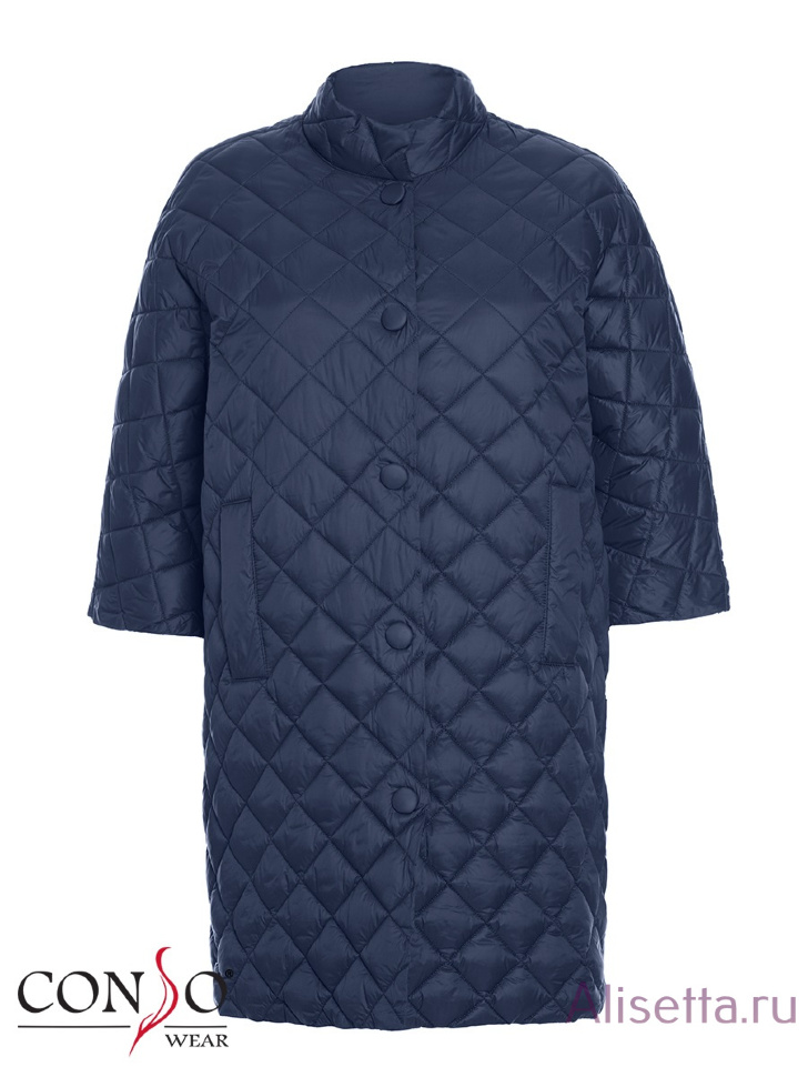 Пальто женское CONSO SS170114 - navy - тёмно-синий