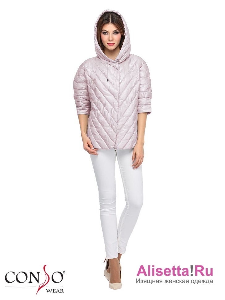 Куртка женская Conso SM180123 - carmandy – пепельно розовый
