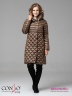 Модное пальто Conso WM 180521 - umber – медный с завышенной талией длиной ниже колена. Фото 1