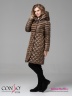 Модное пальто Conso WM 180521 - umber – медный с завышенной талией длиной ниже колена. Фото 3
