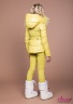 Удобная короткая горнолыжная куртка с капюшоном из лаковой ткани с наполнителем из натурального пуха и Thinsulate  PRINCESS NAUMI 288 X Lyme - Желтый 2020-2021