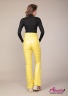 Теплые брюки с натуральным пухом, модель с завышенной талией, лаковая ткань NAUM 851 Q LYME